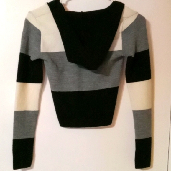 Vintage Bebe Moda✴️ Color Block Womans Hoodie NWOT France 🇫🇷 - Picture 4 of 7